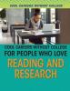 Cover image of Cool careers without college for people who love reading and research