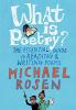 Cover image of What is poetry?