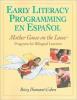 Cover image of Early literacy programming en espan?ol