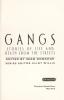 Cover image of Gangs