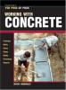 Cover image of Working with concrete