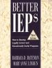 Cover image of Better IEPs