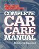 Cover image of Popular mechanics complete car care manual