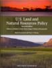 Cover image of U.S. land and natural resources policy