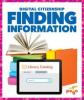 Cover image of Finding information