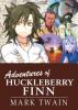Cover image of Adventures of Huckleberry Finn