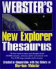 Cover image of Webster's new explorer thesaurus
