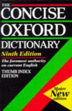 Cover image of The concise Oxford dictionary of current English