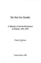 Cover image of Do not go gentle