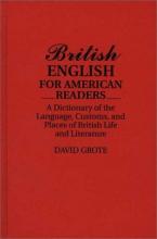 Cover image of British English for American readers