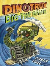 Cover image of Dinotrux dig the beach