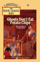 Cover image of Ghosts don't eat potato chips