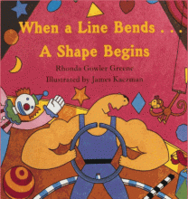 Cover image of When a line bends-- a shape begins