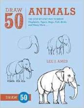 Cover image of Draw 50 animals