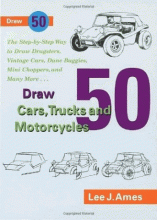 Cover image of Draw 50 cars, trucks, and motorcycles