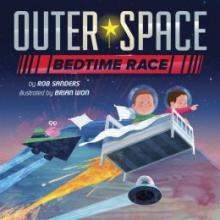 Cover image of Outer space bedtime race