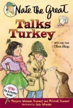 Cover image of Nate the Great talks turkey