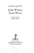 Cover image of Little women ; Good wives