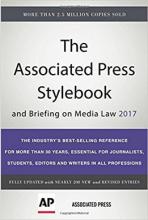 Cover image of Associated Press stylebook and briefing on media law 2017