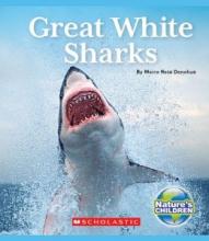 Cover image of Great white sharks