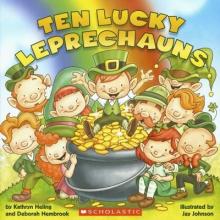 Cover image of Ten lucky leprechauns