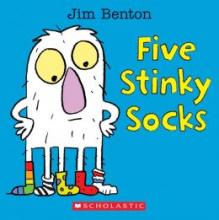 Cover image of Five stinky socks