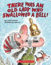 Cover image of There was an old lady who swallowed a bell!