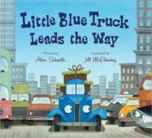 Cover image of Little Blue Truck leads the way