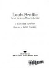 Cover image of Louis Braille, the boy who invented books for the blind