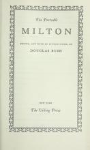 Cover image of The portable Milton