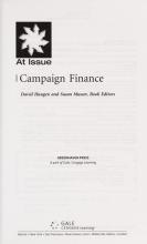 Cover image of Campaign finance