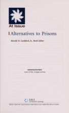 Cover image of Alternatives to prisons