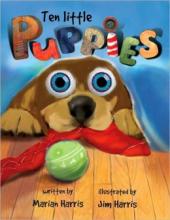 Cover image of Ten little puppies