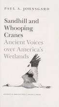 Cover image of Sandhill and whooping cranes