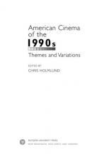 Cover image of American cinema of the 1990s