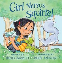 Cover image of Girl versus squirrel