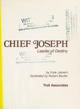 Cover image of Chief Joseph, leader of destiny