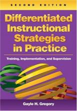 Cover image of Differentiated instructional strategies in practice