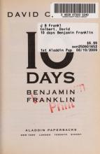 Cover image of Benjamin Franklin