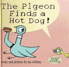 Cover image of The pigeon finds a hot dog!