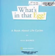 Cover image of What's in that egg?