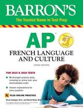 Cover image of Barron's AP French language and culture