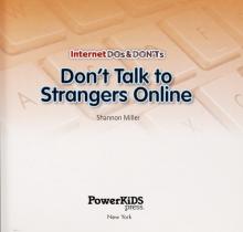 Cover image of Don't talk to strangers online