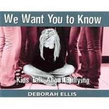 Cover image of We want you to know