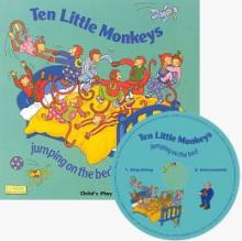 Cover image of Ten little monkeys jumping on the bed