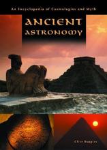 Cover image of Ancient astronomy