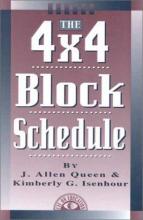 Cover image of The 4 x 4 block schedule