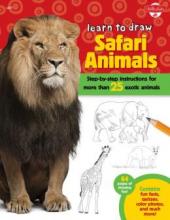 Cover image of Learn to draw safari animals