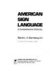 Cover image of American sign language dictionary