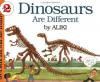 Cover image of Dinosaurs are different